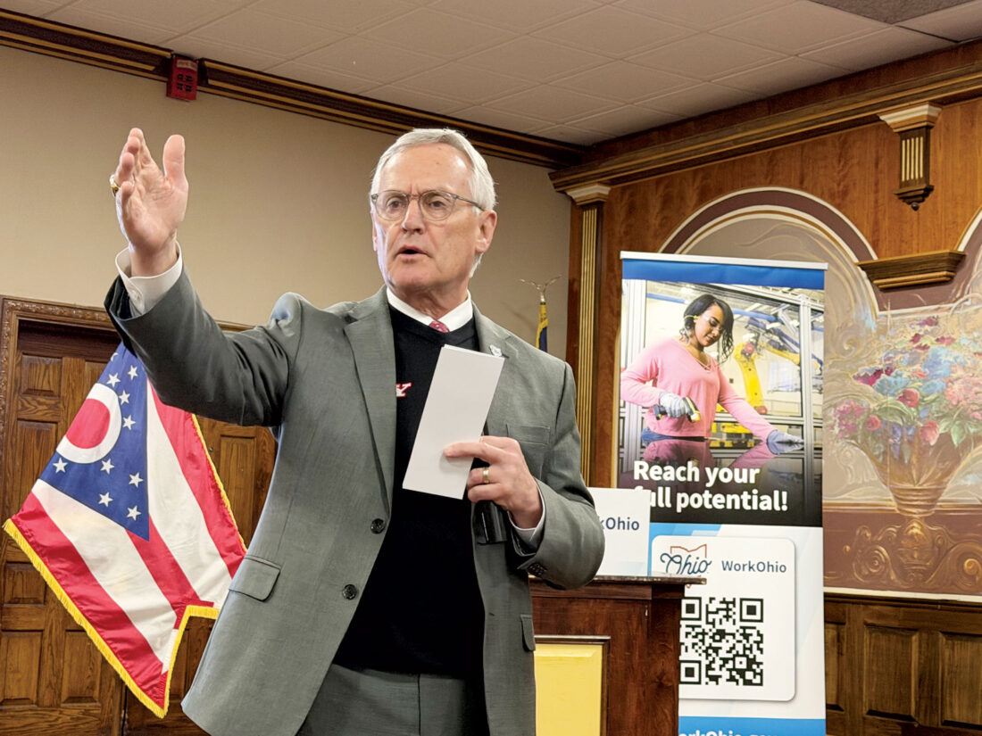 Employing a New Approach: Ohio Lt. Gov. Jim Tressel visits Marietta for WorkOhio launch